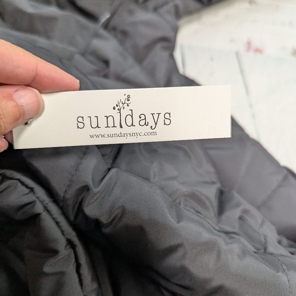 Sundays By Anthropologie Garima Open Front Puffer Jacket - Picture 6 of 7